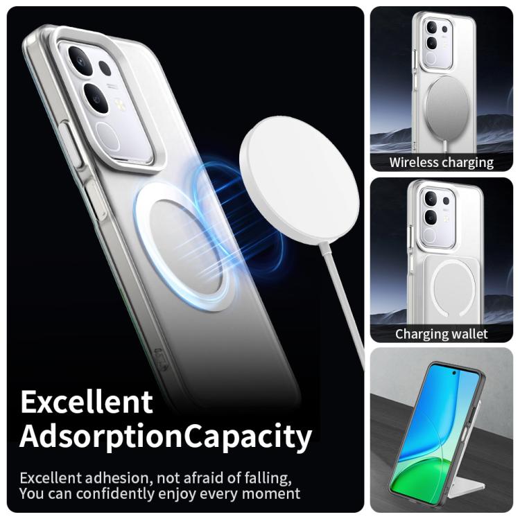 For vivo Y29 4G Candy Magsafe PC Hybrid TPU Phone Case