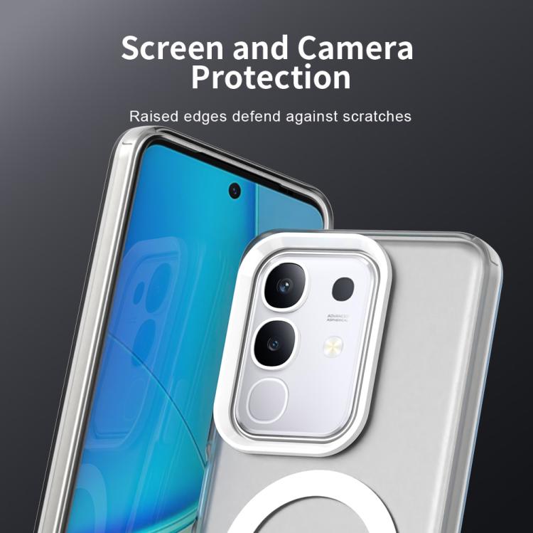 For vivo Y29 4G Candy Magsafe PC Hybrid TPU Phone Case
