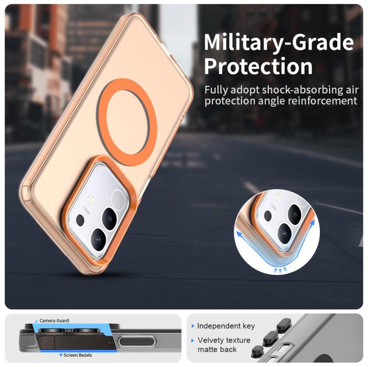 For vivo Y29 4G Candy Magsafe PC Hybrid TPU Phone Case