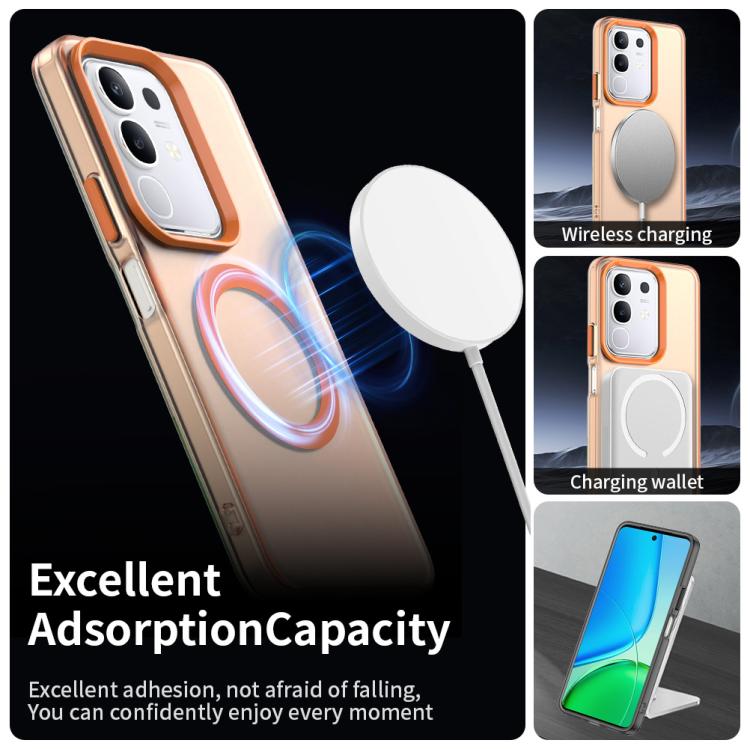 For vivo Y29 4G Candy Magsafe PC Hybrid TPU Phone Case