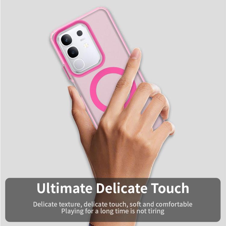 For vivo Y29 4G Candy Magsafe PC Hybrid TPU Phone Case