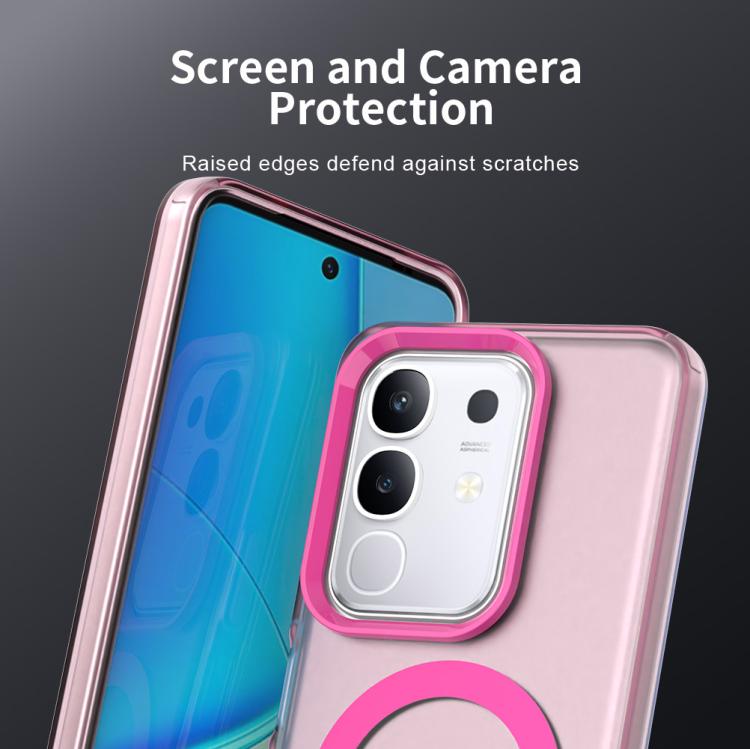 For vivo Y29 4G Candy Magsafe PC Hybrid TPU Phone Case