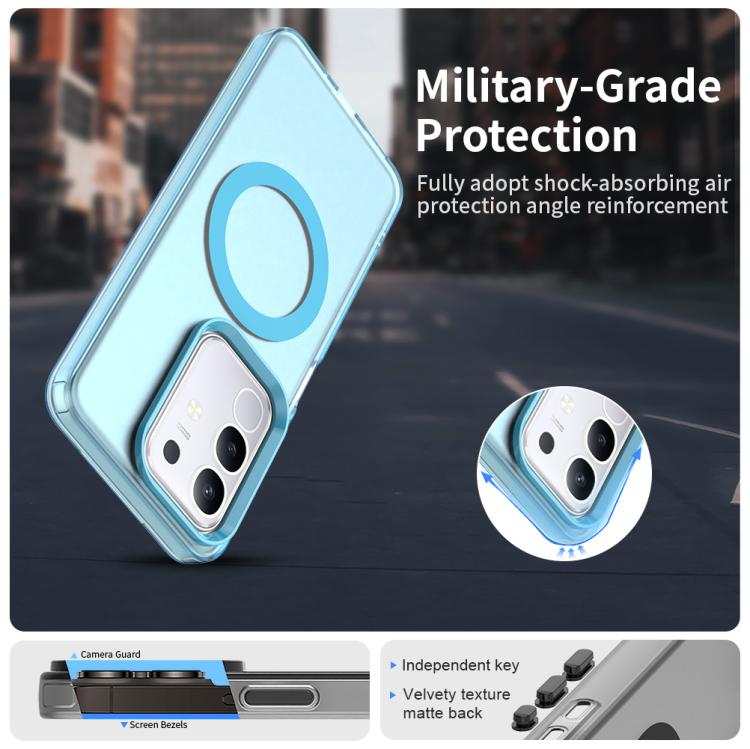 For vivo Y29 4G Candy Magsafe PC Hybrid TPU Phone Case