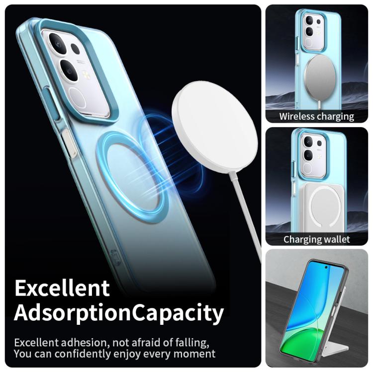 For vivo Y29 4G Candy Magsafe PC Hybrid TPU Phone Case