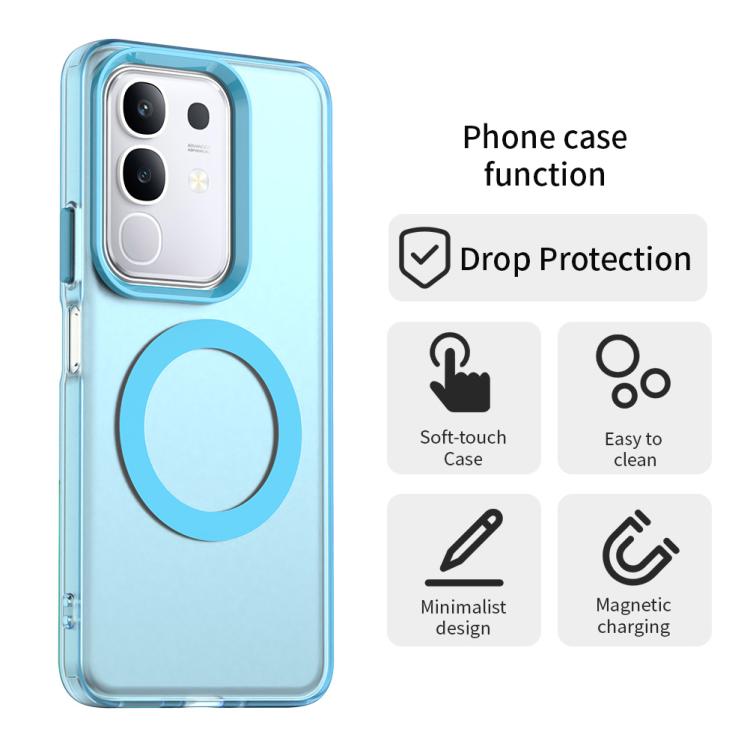 For vivo Y29 4G Candy Magsafe PC Hybrid TPU Phone Case