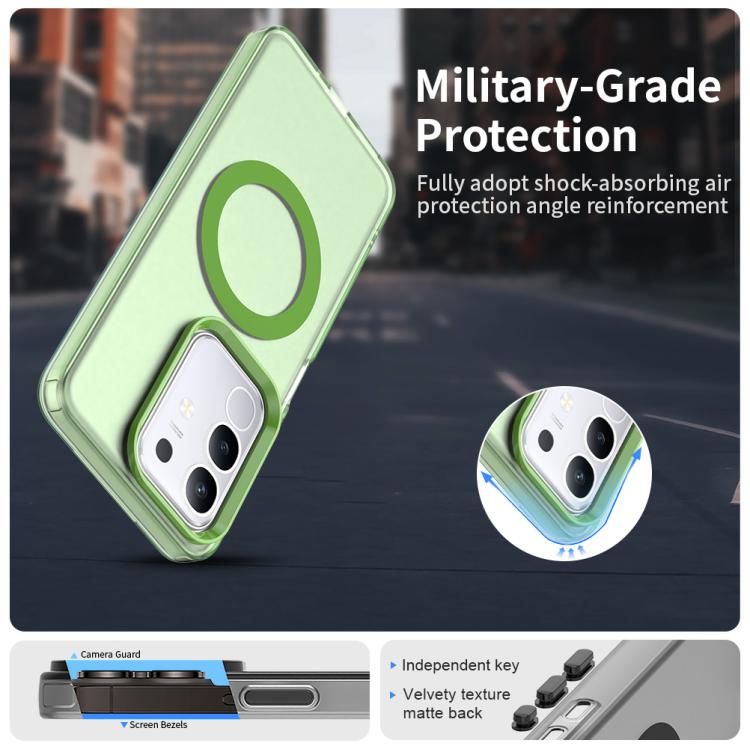 For vivo Y29 4G Candy Magsafe PC Hybrid TPU Phone Case
