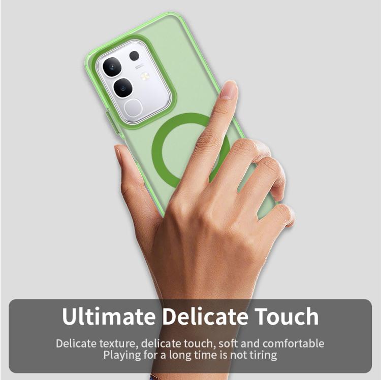 For vivo Y29 4G Candy Magsafe PC Hybrid TPU Phone Case