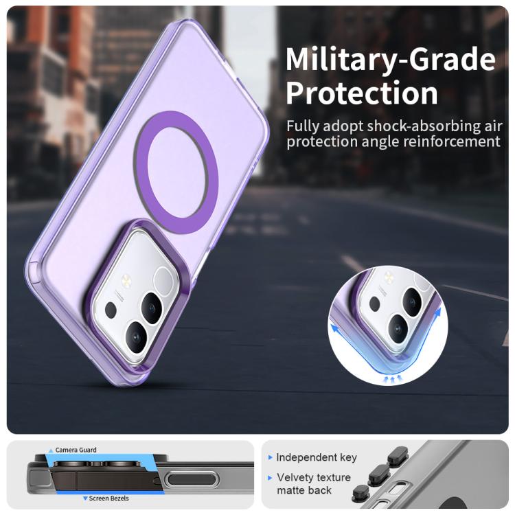 For vivo Y29 4G Candy Magsafe PC Hybrid TPU Phone Case