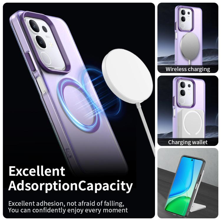 For vivo Y29 4G Candy Magsafe PC Hybrid TPU Phone Case