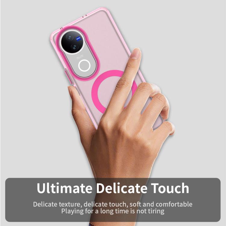For vivo V50 Candy Magsafe PC Hybrid TPU Phone Case