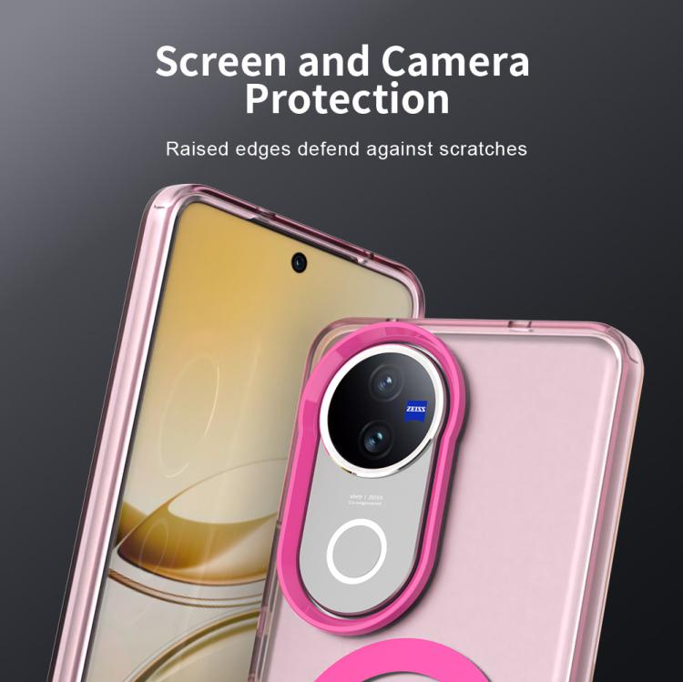 For vivo V50 Candy Magsafe PC Hybrid TPU Phone Case