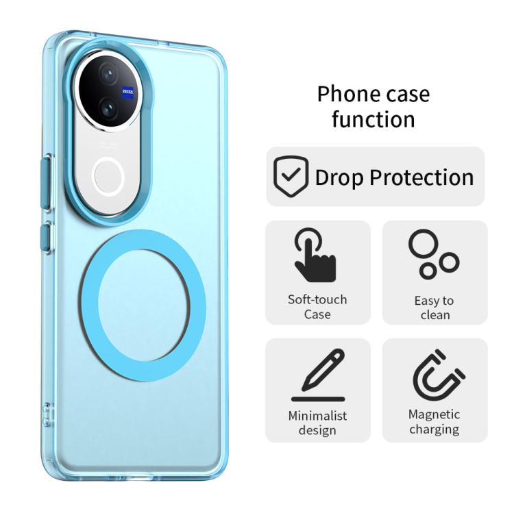 For vivo V50 Candy Magsafe PC Hybrid TPU Phone Case