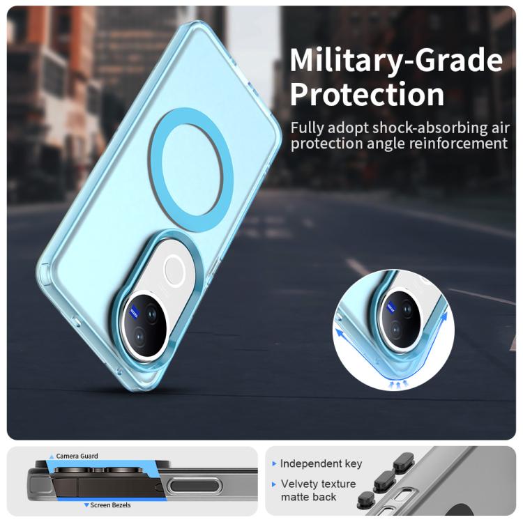 For vivo V50 Candy Magsafe PC Hybrid TPU Phone Case