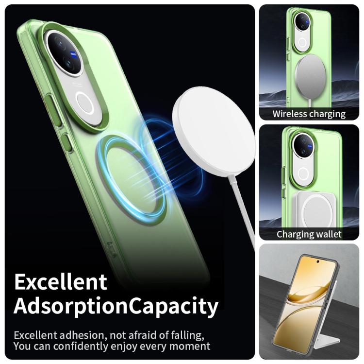 For vivo V50 Candy Magsafe PC Hybrid TPU Phone Case