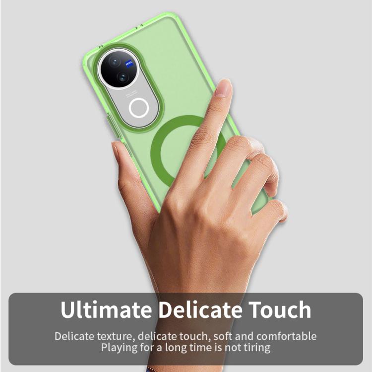 For vivo V50 Candy Magsafe PC Hybrid TPU Phone Case