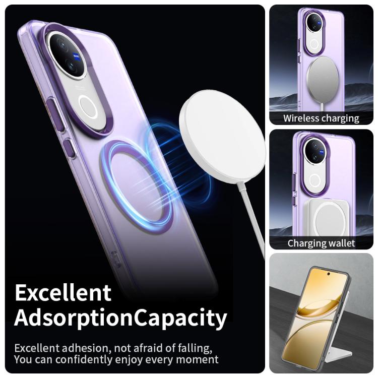 For vivo V50 Candy Magsafe PC Hybrid TPU Phone Case