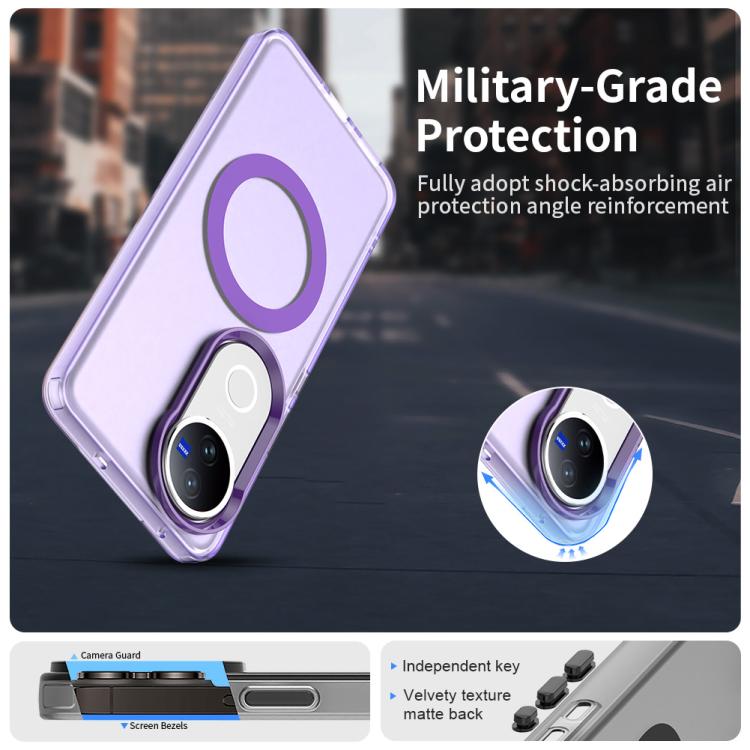 For vivo V50 Candy Magsafe PC Hybrid TPU Phone Case