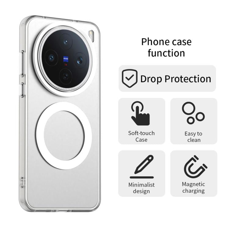 For vivo X200s Candy Magsafe PC Hybrid TPU Phone Case