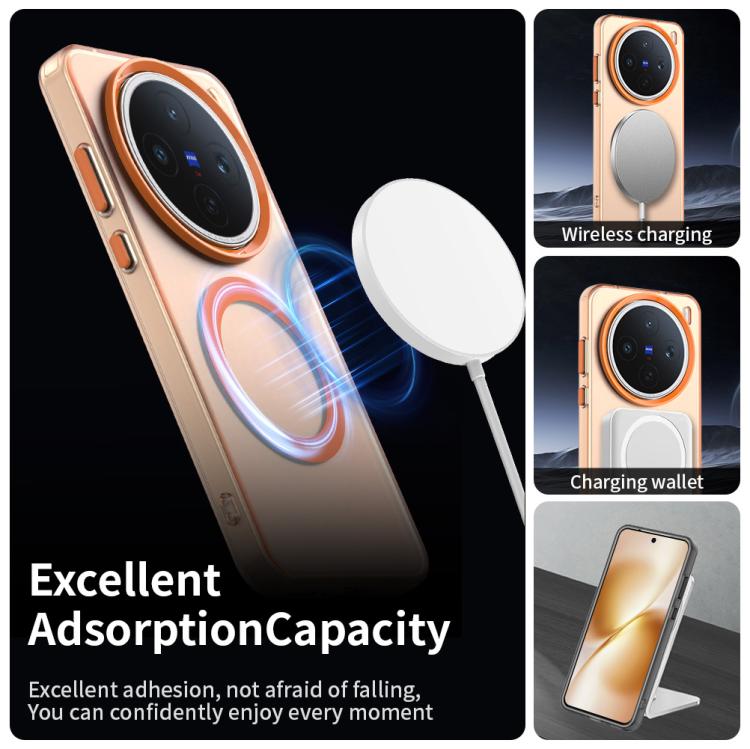 For vivo X200s Candy Magsafe PC Hybrid TPU Phone Case