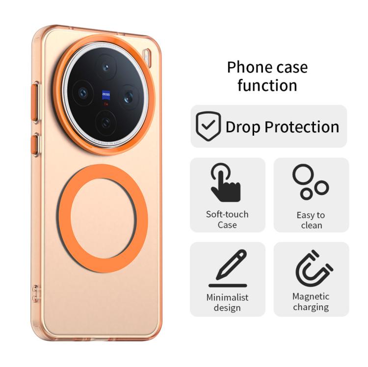 For vivo X200s Candy Magsafe PC Hybrid TPU Phone Case