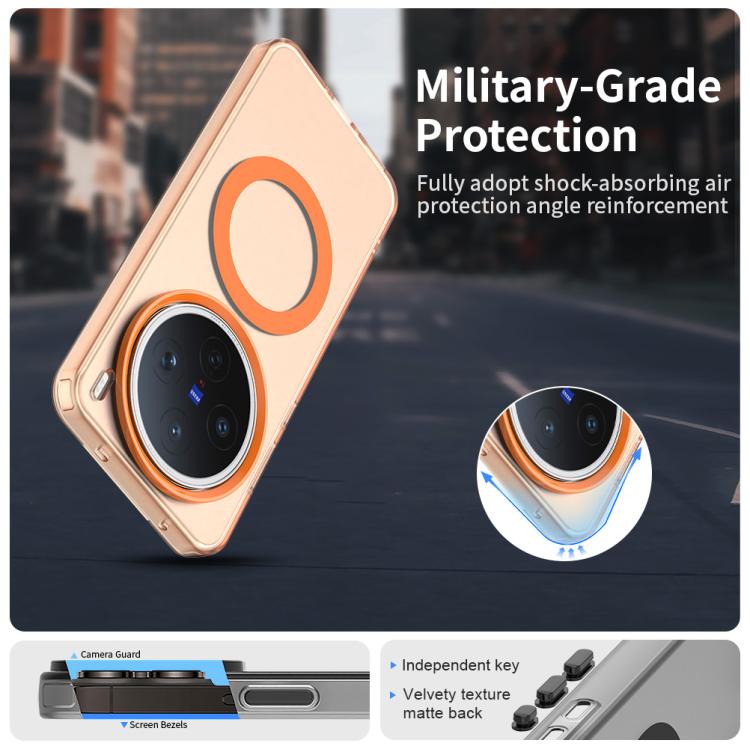 For vivo X200s Candy Magsafe PC Hybrid TPU Phone Case