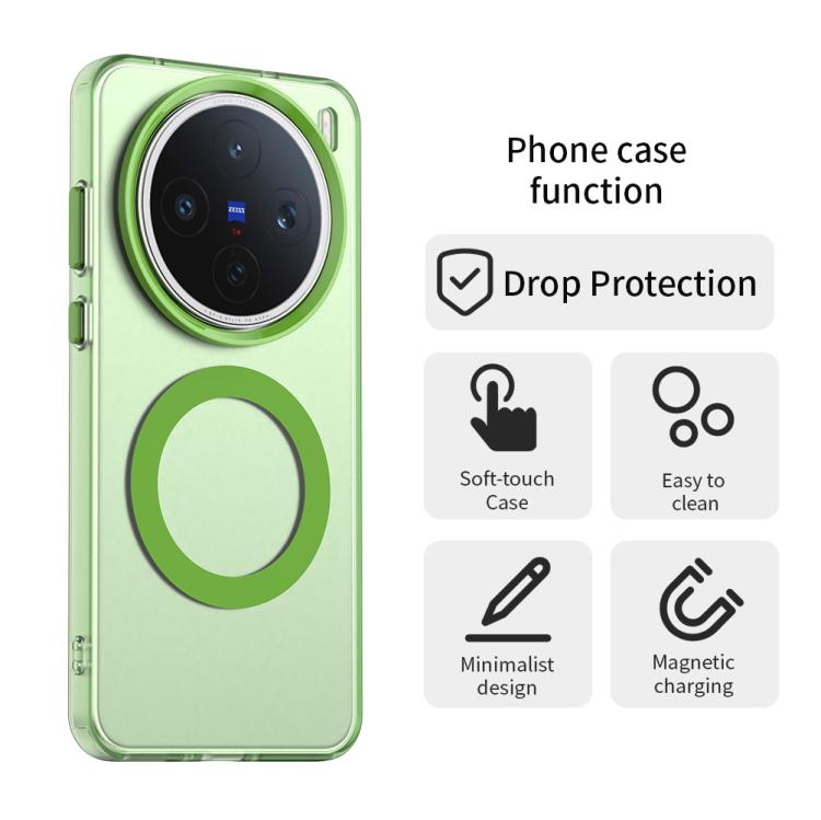 For vivo X200s Candy Magsafe PC Hybrid TPU Phone Case