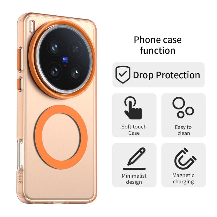 For vivo X200 Ultra Candy Magsafe PC Hybrid TPU Phone Case
