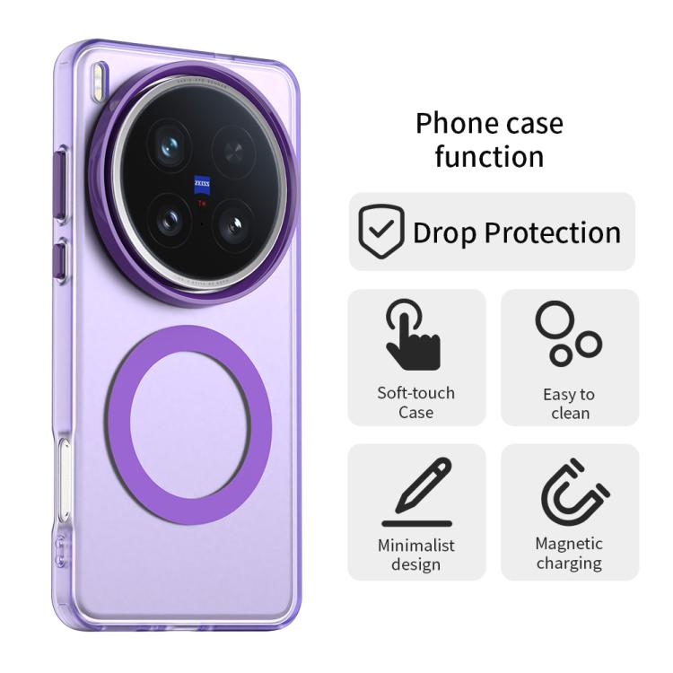 For vivo X200 Ultra Candy Magsafe PC Hybrid TPU Phone Case