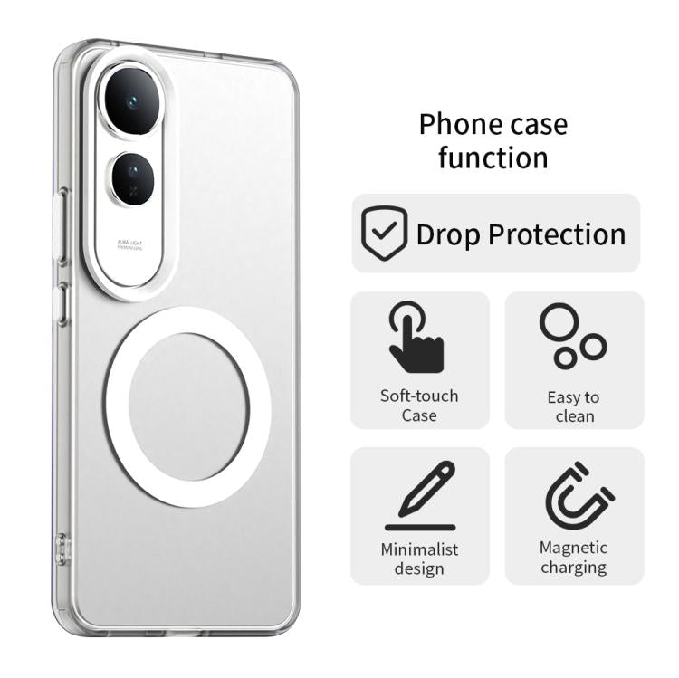 For vivo V50 Lite 5G Candy Magsafe PC Hybrid TPU Phone Case