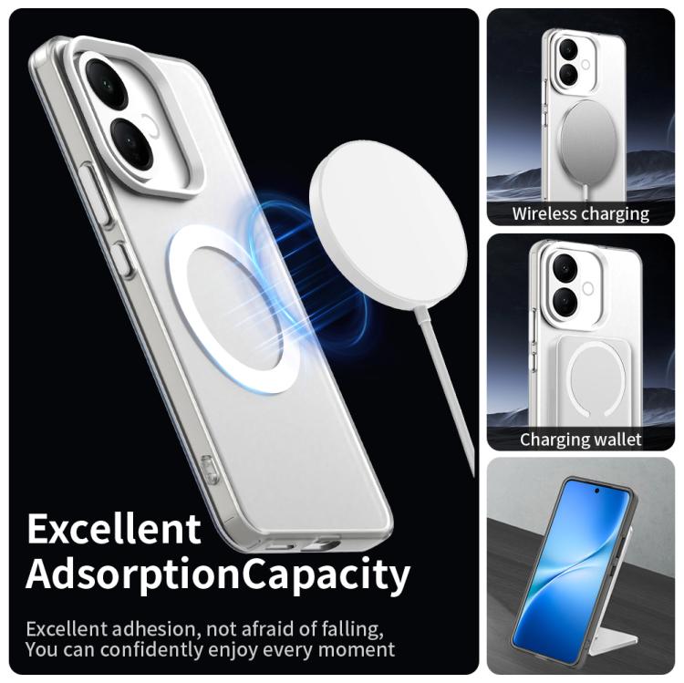 For vivo V60 Lite 5G / 4G Candy Magsafe PC Hybrid TPU Phone Case