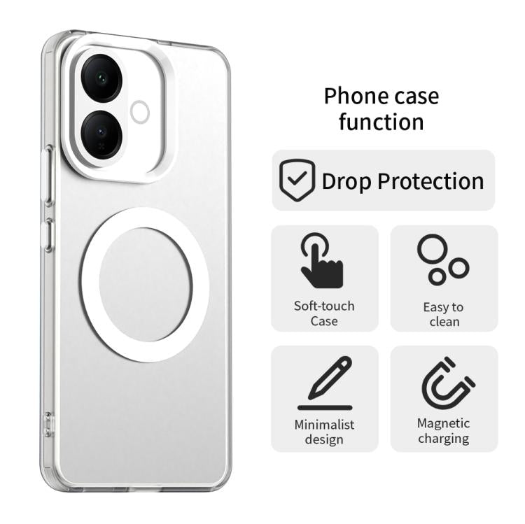 For vivo V60 Lite 5G / 4G Candy Magsafe PC Hybrid TPU Phone Case