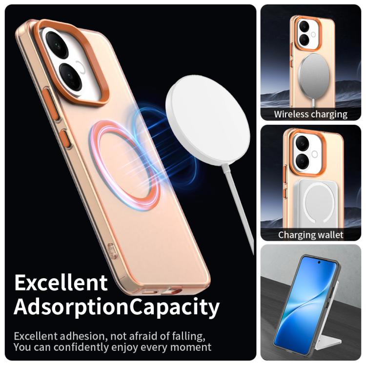 For vivo V60 Lite 5G / 4G Candy Magsafe PC Hybrid TPU Phone Case