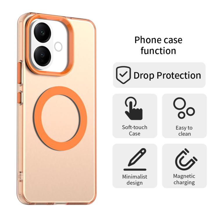 For vivo V60 Lite 5G / 4G Candy Magsafe PC Hybrid TPU Phone Case