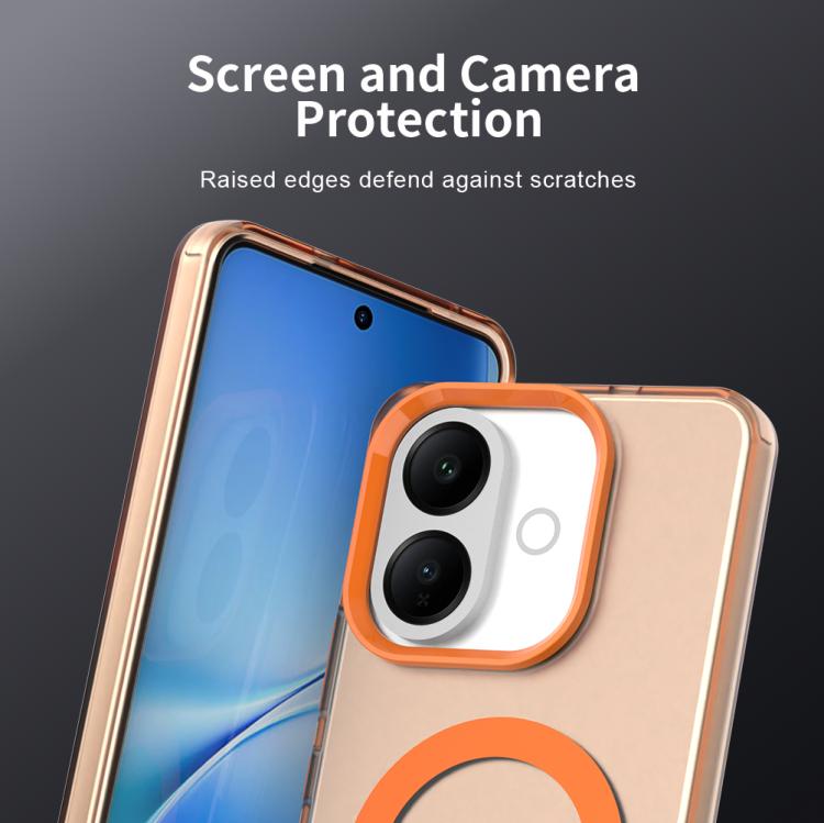 For vivo V60 Lite 5G / 4G Candy Magsafe PC Hybrid TPU Phone Case
