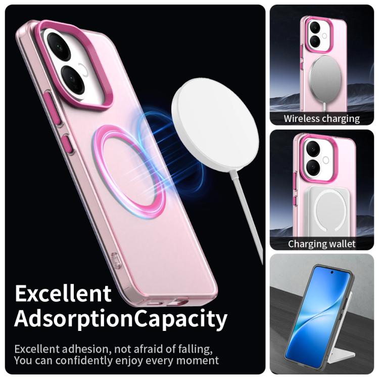 For vivo V60 Lite 5G / 4G Candy Magsafe PC Hybrid TPU Phone Case