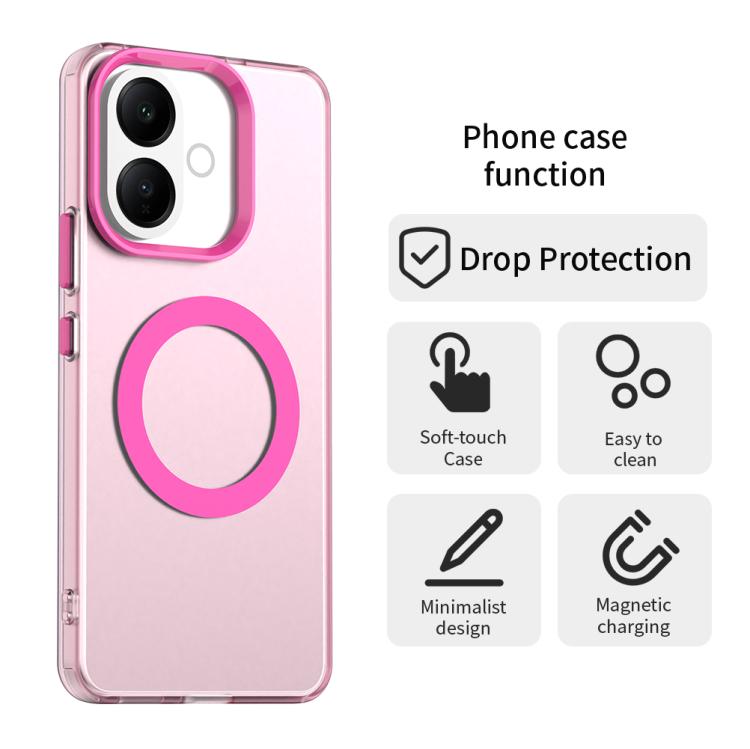 For vivo V60 Lite 5G / 4G Candy Magsafe PC Hybrid TPU Phone Case