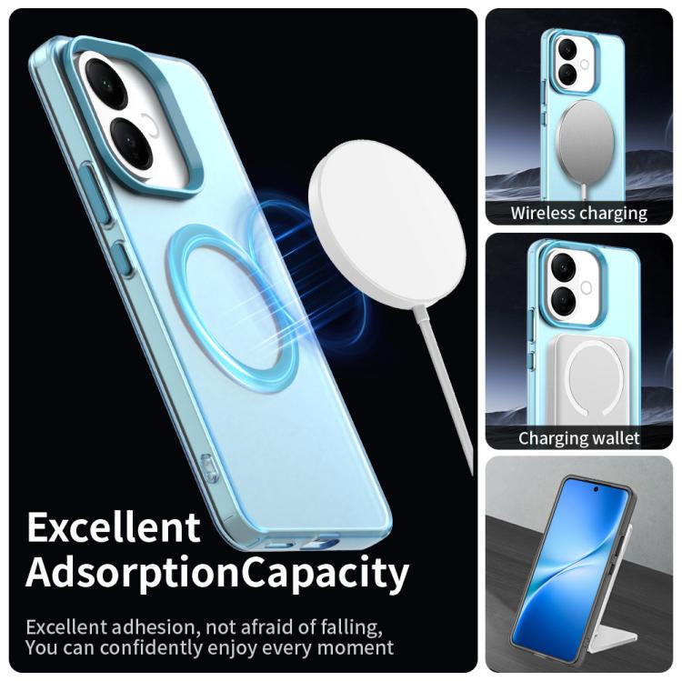 For vivo V60 Lite 5G / 4G Candy Magsafe PC Hybrid TPU Phone Case
