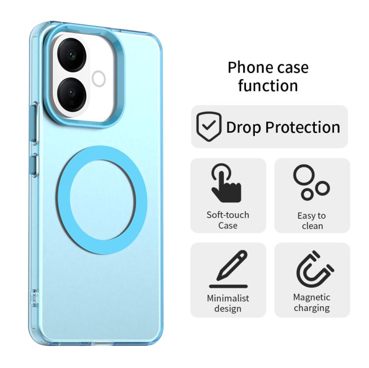 For vivo V60 Lite 5G / 4G Candy Magsafe PC Hybrid TPU Phone Case