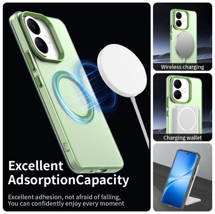 For vivo V60 Lite 5G / 4G Candy Magsafe PC Hybrid TPU Phone Case