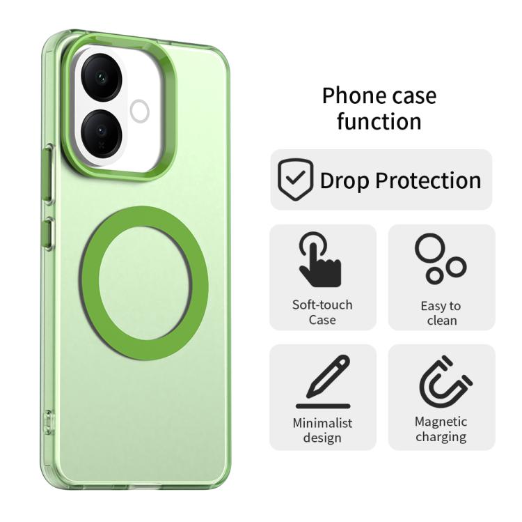 For vivo V60 Lite 5G / 4G Candy Magsafe PC Hybrid TPU Phone Case