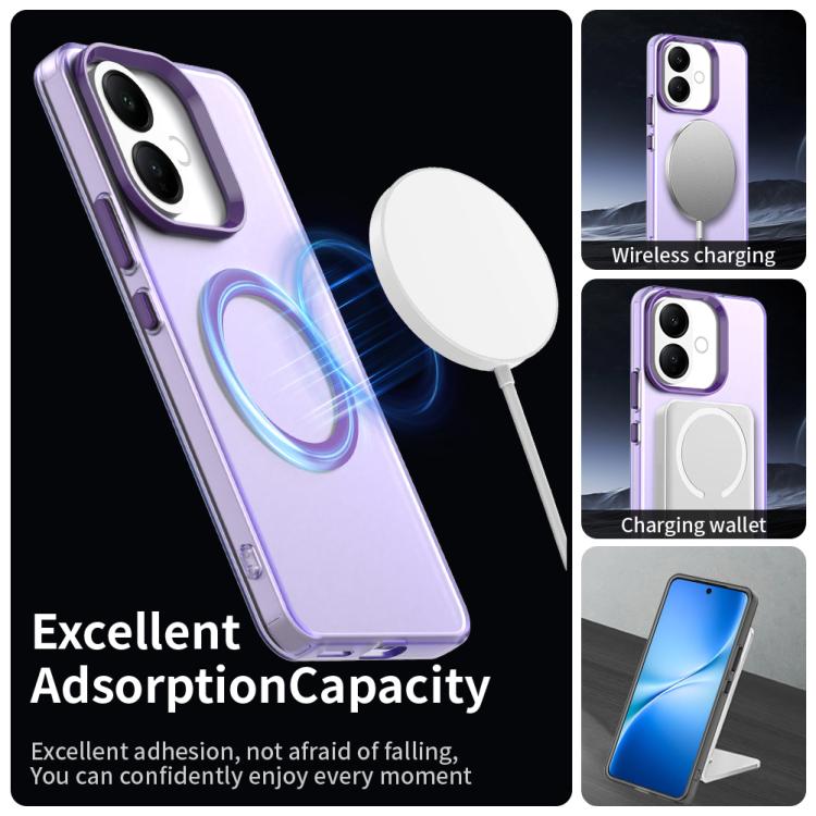 For vivo V60 Lite 5G / 4G Candy Magsafe PC Hybrid TPU Phone Case