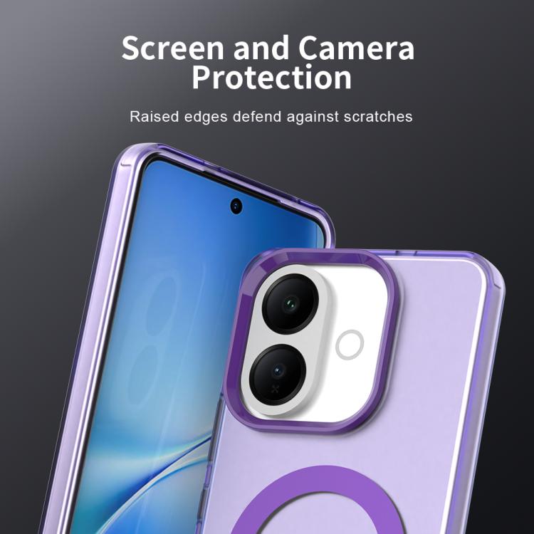 For vivo V60 Lite 5G / 4G Candy Magsafe PC Hybrid TPU Phone Case