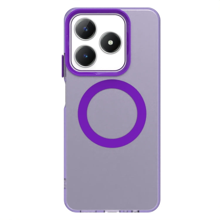 For Realme C61 Candy Magsafe PC Hybrid TPU Phone Case