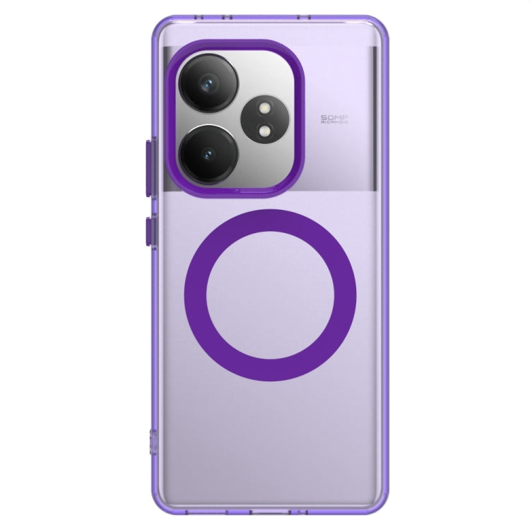 For Realme GT 6T Candy Magsafe PC Hybrid TPU Phone Case