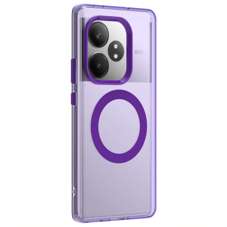 For Realme GT 6 Global Candy Magsafe PC Hybrid TPU Phone Case