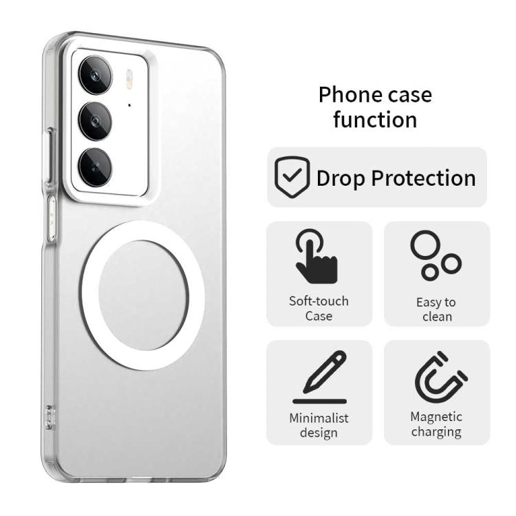 For Realme C75 Candy Magsafe PC Hybrid TPU Phone Case