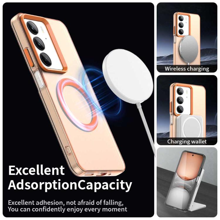 For Realme C75 Candy Magsafe PC Hybrid TPU Phone Case