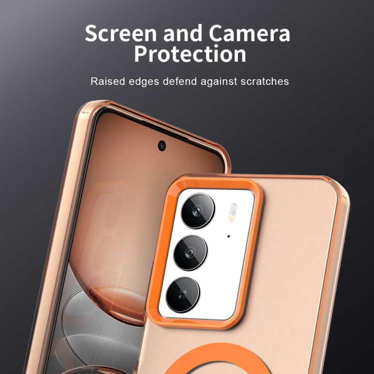 For Realme C75 Candy Magsafe PC Hybrid TPU Phone Case