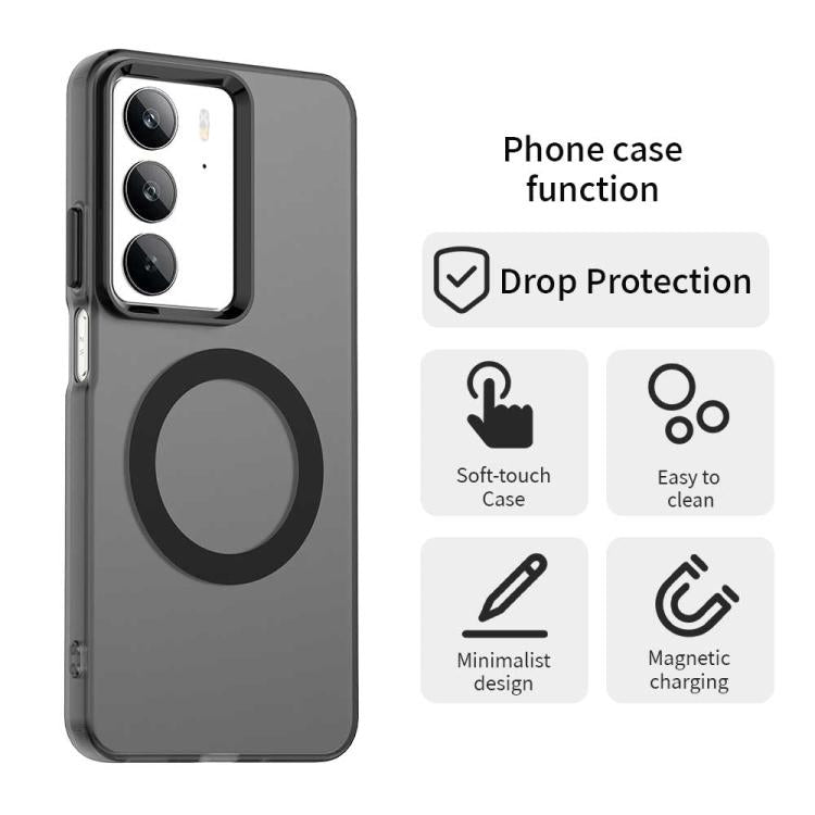 For Realme C75 Candy Magsafe PC Hybrid TPU Phone Case