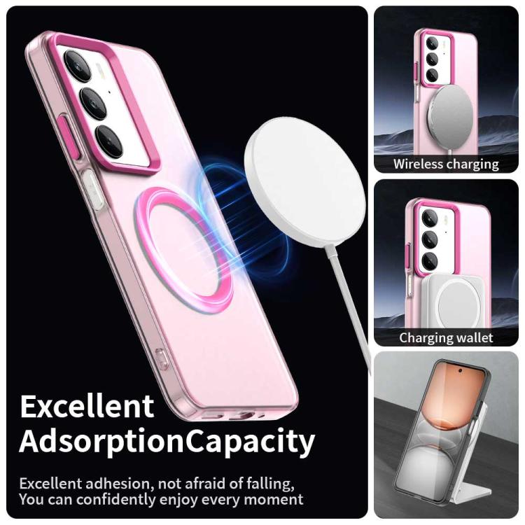 For Realme C75 Candy Magsafe PC Hybrid TPU Phone Case